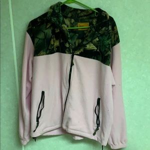 Pink and Camo Zip Up